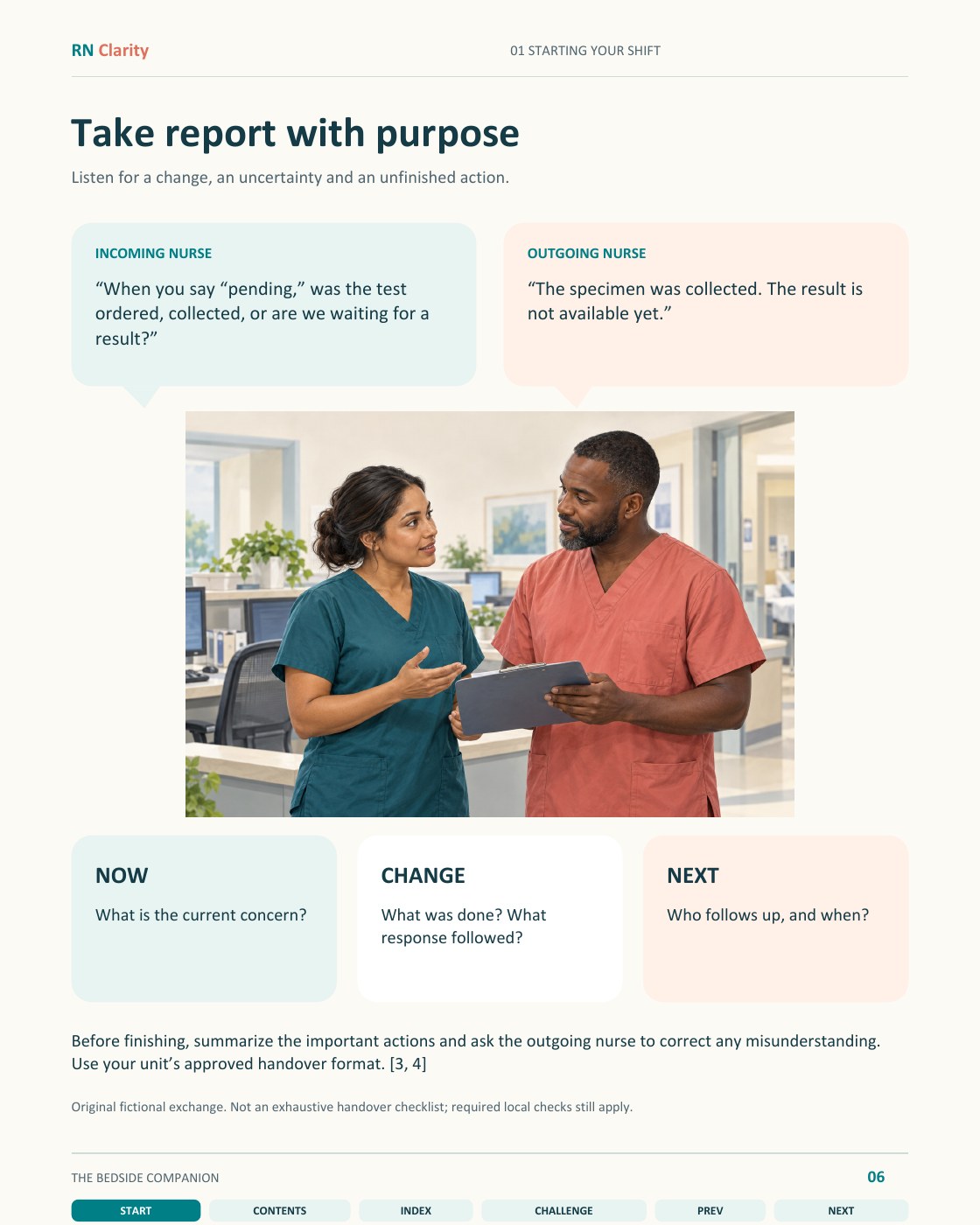 Take report with purpose: original book PDF page 14