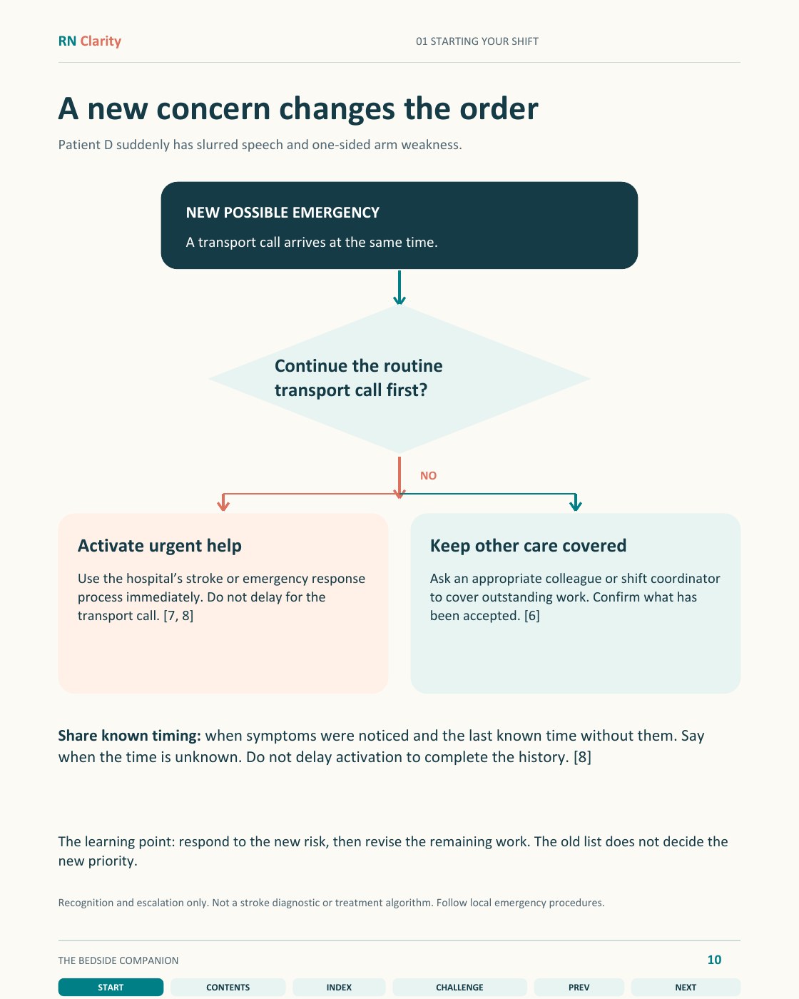 Replan when a concern appears: original book PDF page 18